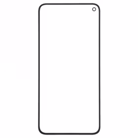 Outer Screen Glass Saderīgs ar "Pro+" Google Pixel 5 Melns