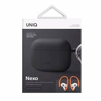 Uniq Nexo viedtālruņa apvalks AirPods Pro 2 + ausu āķi - pelēka