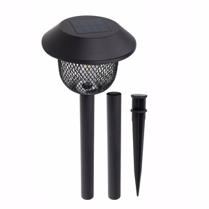 Forever Light Solar LED Lampa Steel Post SUNARI FLS-30 melns