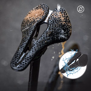 Rockbros LF0214 anatomisks 3D ūdensizturīgs velosipēda sēdeklis – melns