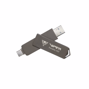 Ārējais portatīvais SSD Patriot Viper PVP30 Duo Compact 1TB 1000MB/s USB A+C 3.2 Gen2 (PVP301TB28UDG)