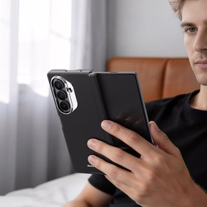 Dux Ducis Vyne vāciņš modelim Samsung Galaxy Z Fold 8 Ultra, saderīgs ar MagSafe – melns