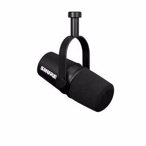 Shure MV7X – XLR podkāstu un studijas mikrofons, melns