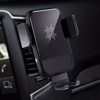 Rock Magnētiskais magnētiskais gravitācijas turētājs EDZ-03 indukcija uz ventilācijas atveri melns