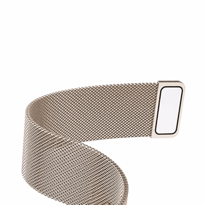Crong Milano Steel nerūsējošā tērauda siksniņa Apple Watch 44 / 45 / 46 / 49 mm, šampanieša krāsā