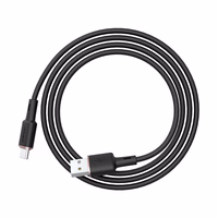 Acefast USB kabelis - USB Type C 1.2m, 3A melns (C2-04 melns)