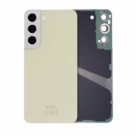 Aizmugurējais vāciņš saderīgs ar Samsung S901 S22 / krēmkrāsas / (ar kameras lēcu) OEM