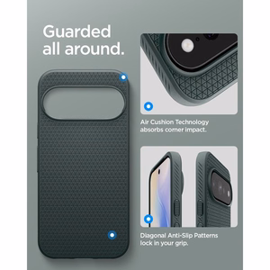 Spigen Liquid Air (Mag Fit) aizsargvāciņš Google Pixel 11 Pro, zaļš (Abyss Green)