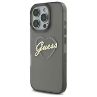 Guess IML sirds viedtālruņa apvalks iPhone 16 Pro Max - melna