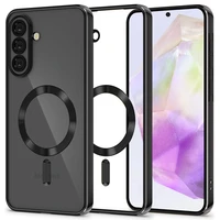 Tech-Protect MagFlex MagSafe Maciņš for Samsung Galaxy A37 5G - Clear melns