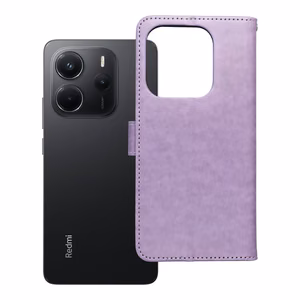 MEZZO Book apvalks viedtālrunim XIAOMI Redmi Note 14 4G (GLOBAL - 164,84mm x 78,15mm x 8,16mm) - sapņu ķērājs violets