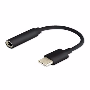 Аудиоадаптер SAVIO AK-35/B USB Type-C (M) - Jack 3.5мм (F), чёрный