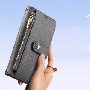 Dux Ducis Lawa Leather Case for iPhone 15 Pro Max - Gray