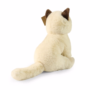 Rappa Soft Collection videi draudzīga reālistiska plīša rotaļlieta – sēdošs Ragdoll kaķis, 23 cm