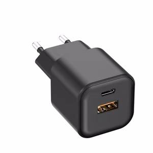Setty sienas lādētājs USB-A + USB-C 35W LSGaN-AC-351 melns