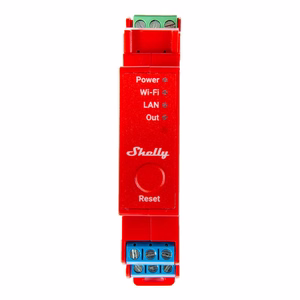 Shelly Pro 1PM DIN Rail Switch with Power measurement, 1 channel, WiFi/LAN