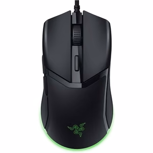Melna vadu optiskā spēļu pele Razer Cobra