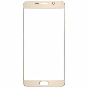 Outer Screen Glass Saderīgs ar Samsung N920 Note 5 Zeltains HQ