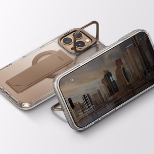 Uniq Heldro Max Magclick uzlādes viedtālruņa apvalks iPhone 16 Pro - zelta
