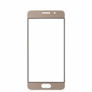 Outer Screen Glass Saderīgs ar Samsung A710 A7 2016 Zeltains HQ