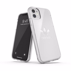Adidas OR PC viedtālruņa apvalks Big Logo iPhone 11 - caurspīdīgs