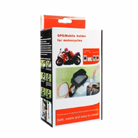 Motocikla turētājs ūdensdrošs ar rāvējslēdzēju un pārvalku (4,8–5,5), melns