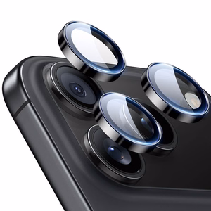 ESR Armorite kameras aizsargs iPhone 14 Pro / Pro Max / 15 Pro / Pro Max / 16 Pro / Pro Max / 17 Pro / Pro Max - melns