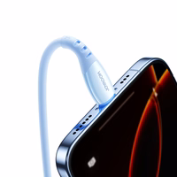 Joyroom S-A59 Vibrant Series 3A USB-A - Lightning kabelis 1.2m - zils