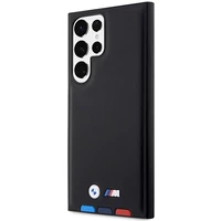 BMW BMHCS23L22PTDK S23 Ultra S918 melns/melns ādas apvalks Trīskrāsu