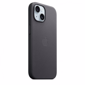 Apple FineWoven maciņš ar MagSafe tālrunim iPhone 15, melns (MT393ZM/A)