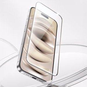 Benks Rūdītais stikls Stikla Karavīrs HD Iphone 14 Pro/15/16 melns