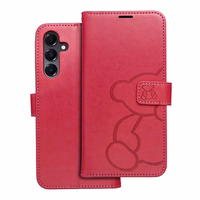 MEZZO grāmatas apvalks SAMSUNG A16 5G lācītis violeta