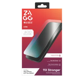 ZAGG InvisibleShield Glass XTR4 grafēna aizsargstikls ar zilās gaismas filtru iPhone 16 Pro Max viedtālrunim