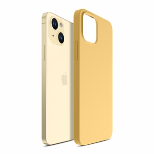 3mk Hardy Silicone MagViedtālruņa apvalks iPhone 15 Plus - dzeltena