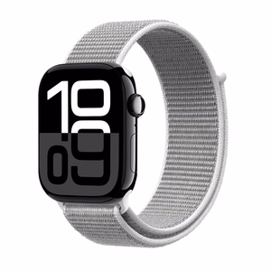 Crong Nylon Apple Watch sporta siksniņa, 38/40/41/42 mm, sudrabpelēka
