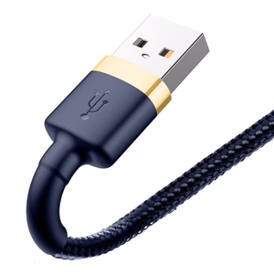 Baseus Cafule Lightning kabelis 1.5A 2m (zelta + tumši zils)