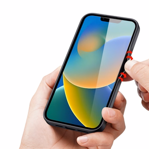 Dux Ducis Fino viedtālruņa apvalks iPhone 14 Plus sarkans, izgatavots no neilona