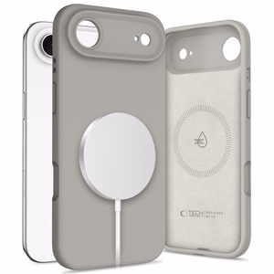 Tech-Protect Silikona Magnētiskais viedtālruņa apvalks iPhone 17 Air - pelēka