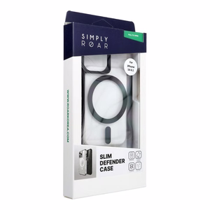 ROAR viedtālruņa apvalks SLIM DEFENDER IPHONE 16 melns