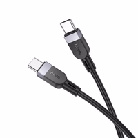 USB kabelis Hoco X109 60W USB-C uz USB-C 2.0m melns