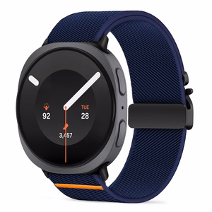 Tech-Protect Nylon Clasp siksniņa modelim Samsung Galaxy Watch 40/44/46 mm – tumši zila