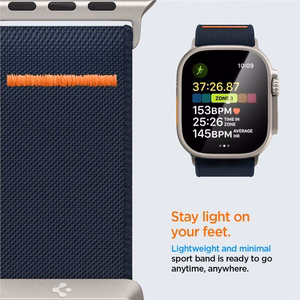 Spigen Fit Lite Ultra siksniņa Apple Watch 4/5/6/7/8/9/SE/Ultra (42/44/45/49 mm) - tumši zils