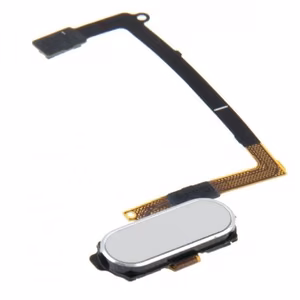 Poga saderīga ar Samsung G920 S6 ar flex balta oriģināla