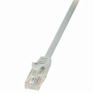 LogiLink CP1022U – Cat 5e U/UTP RJ45 tīkla kabelis, 0.5 m, pelēks