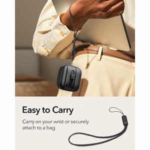 ESR Pulse Halolock MagSafe futrālis AirPods 4, melns