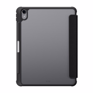 AmazingThing Titan Pro maciņš iPad A16 11" ar 720° rotējamu statīvu un irbuļa turētāju, melns
