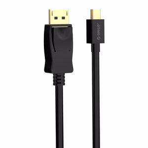 Orico XD-MDTH4 Mini DisplayPort–HDMI, 4K 30 Hz kabelis, 3 m – melns