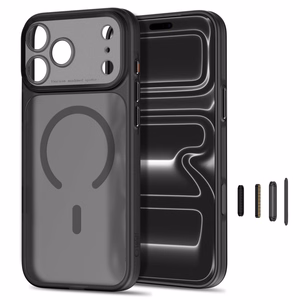 Tech-Protect MagPrime MagSafe CC maciņš, paredzēts iPhone 18 Pro Max / 17 Pro Max, matēti melns