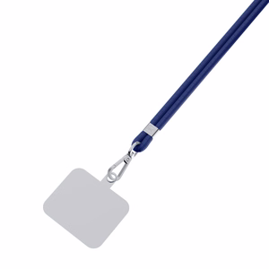 3mk EasyClip tālruņa aukliņa, tumši zila (sudraba krāsas furnitūra)