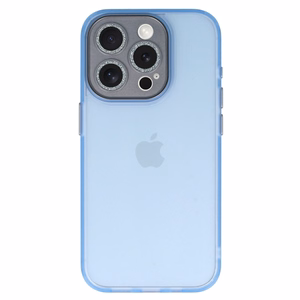 AG Matte Series viedtālruņa apvalks Iphone 15 Plus gaiši zils